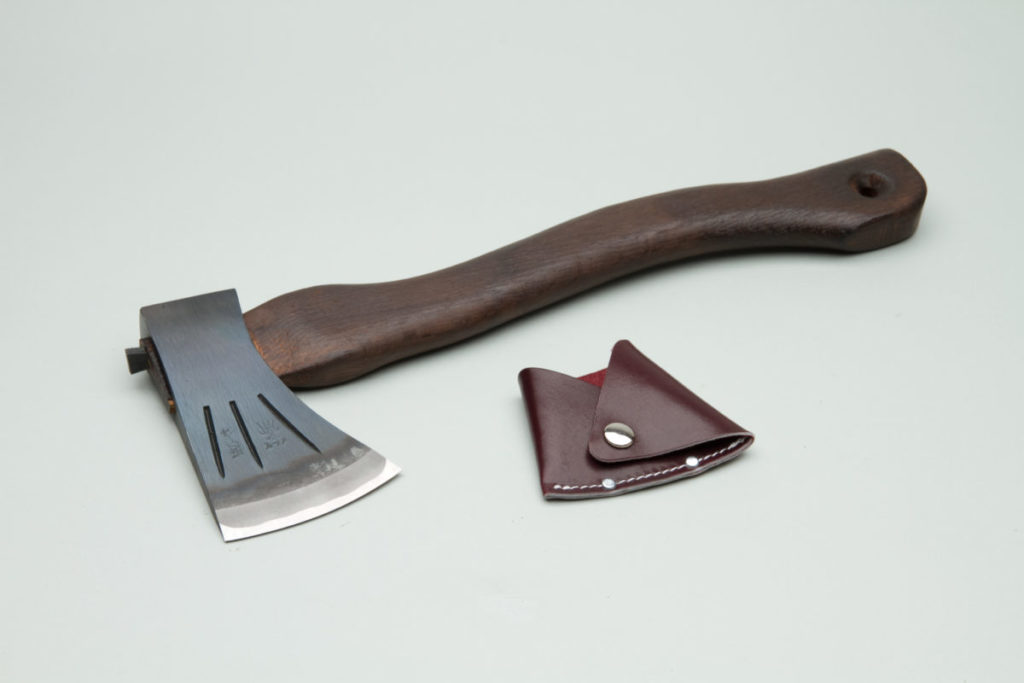 割込アックス 450g 焼曲柄 | 水野製作所 鉞（まさかり）、斧、掴箸